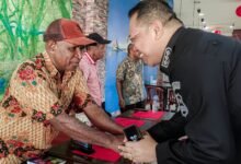 TEMUI TOKOH DI JAYAPURA, ADA PESAN PENTING DARI KASATGAS HUMAS OPS DAMAI CARTENZ 2025 1000171643