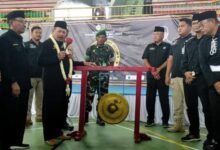 RATUSAN ATLET PENCAK SILAT PSHT SE JAWA TIMUR IKUTI KEJURPROV DI KOTA KEDIRI 1000174179