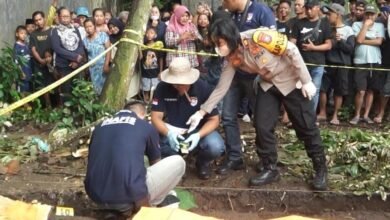 POLRES JEMBER BERHASIL AMANKAN TERDUGA PEMBUANG BAYI DUA JAM SETELAH DITEMUKAN JASAD TERKUBUR DI PEKARANGAN 1000175811