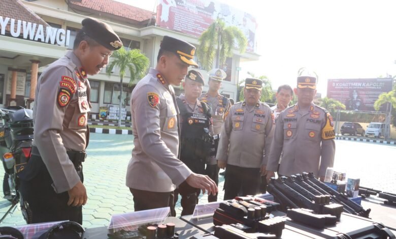 JELANG RAMADHAN POLRESTA BANYUWANGI LUNCURKAN TIM PATROLI SAMAPTA PRESISI 1000176901