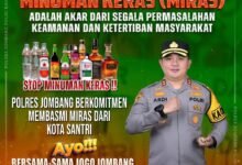 KAPOLRES JOMBANG GENCARKAN PEMBERANTASAN MIRAS, DIMULAI DARI INTERNAL POLRI 11 31 59 IMG 20250217 111925 720X500