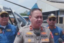 POLRI PANTAU BANJIR JABODETABEK DENGAN HELIKOPTER, BABELAN JADI FOKUS EVAKUASI 1000180399