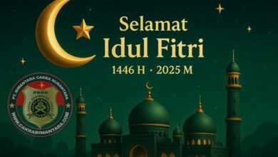 CAKRABIMANTARANEWS MENGUCAPKAN SELAMAT HARI RAYA IDUL FITRI 1446 HIJRIAH - 2025 MASEHI IMG 20250330 174248