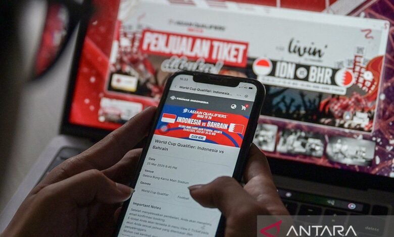 TIKET PERTANDINGAN INDONESIA MENJAMU BAHRAIN TERJUAL HABIS PENJUALAN TIKET SEPAK BOLA INDONESIA VS BAHRAIN 040325 FZN 4