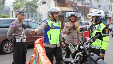POLRESTA MALANG KOTA INTENSIF MONITORING JALUR BALIK PEMUDIK 1000203488