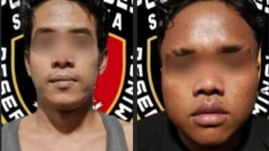 POLRESTABES SURABAYA BERHASIL AMANKAN DUA TERSANGKA CURAT SPESIALIS MINIMARKET 1000231691