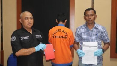 RESPON CEPAT POLRES BATU BERHASIL AMANKAN TERSANGKA PERAMPASAN HP DI PUJON 1000232468