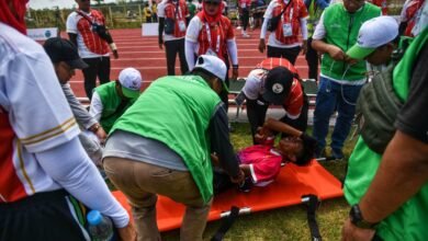 LANGKAH PERTOLONGAN PERTAMA UNTUK ORANG PINGSAN ANTARAFOTO DRUMBAND PUTRA PON XXI 792024 FCR 3