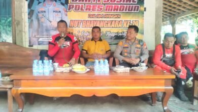 POLRES MADIUN SAMBUT HARI BHAYANGKARA KE -79 GELAR BAKSOS DI DAERAH TERPENCIL 1000249620