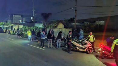 GELAR KRYD, POLRES TUBAN AMANKAN 35 KENDARAAN RODA DUA TERLIBAT BALAP LIAR 1000253495