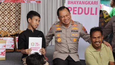 HARI BHAYANGKARA KE-79 POLRESTABES SURABAYA DAN BHAYANGKARI BANTU KAUM DIFABEL 1000257884