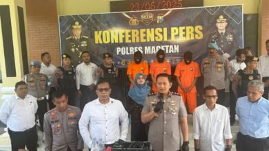 POLRES MAGETAN BERHASIL TANGKAP KOMPLOTAN PEMBOBOL ATM LINTAS PROVINSI 1000261093