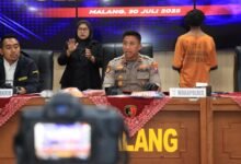 POLRES MALANG UNGKAP KASUS KEKERASAN ANAK DI WAGIR TETANGGA KORBAN JADI TERSANGKA 1000292085