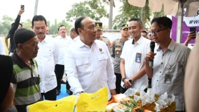 POLRI DISTRIBUSIKAN 6 TON BERAS MENGGELAR GERAKAN PASAR MURAH DI MADIUN, SINERGI DENGAN BULOG TEKAN INFLASI IMG 20250809 WA0017
