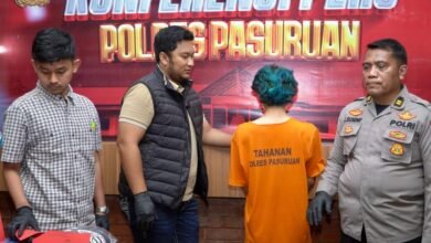 Polres Pasuruan Amankan Pelaku Pelempar Bom Molotov Pos Lantas Pandaan u3 IMG 20250905 WA0022