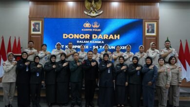 KABID KESJAS KORBRIMOB POLRI PIMPIN KEGIATAN DONOR DARAH PERINGATI HUT KE-54 KORPRI POLRI TAHUN 2025 U3 IMG 20251015 WA0017