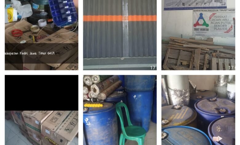 TOKO KARPET DIDUGA KUAT EDARKAN SPIRTUS OPLOSAN TANPA IZIN PRODUKSI DAN EDAR TERJADI DI KEDIRI U4 IMG 20251029 WA0000