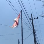 KANTOR POS PACE DISOROT: BENDERA MERAH PUTIH SOBEK DIBIARKAN BERKIBAR U6 1001298886
