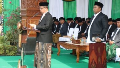 BUPATI MADIUN PIMPIN APEL HARI SANTRI NASIONAL 2025, DI PENDOPO RONGGO DJOEMENO. U6 1001340955