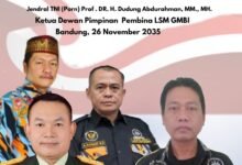 KETUA LSM GMBI DISTRIK MADIUN RAYA SAMPAIKAN UCAPAN SELAMAT ATAS PELANTIKAN JENDERAL TNI (PURN) PROF. DR. H. DUDUNG ABDURAHMAN SEBAGAI DEWAN PEMBINA GMBI 1001452387