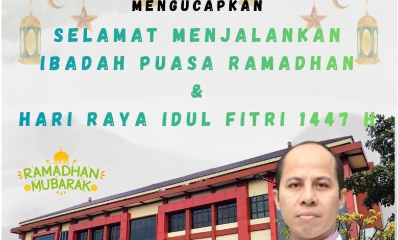 DIREKTUR BESERTA STAF DAN KARYAWAN RSUD KOTA MADIUN NENGUCAPKAN SELAMAT MENJALANKAN IBADAH PUASA DAN HARI RAYA IDHUL FITRI 1447H 1001740438
