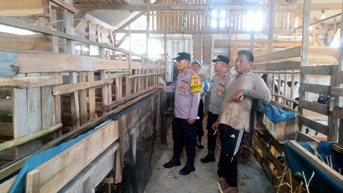 Kawal Asta Cita Presiden, Polsek Tarokan Pastikan Sektor Peternakan Aman dan Produktif