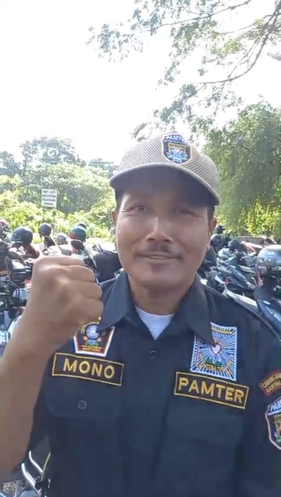 Instruksi dari kepolisian ketua pamter semen  Surono shorengpati menghimbau anggotanya siap jaga Kamtibmas 