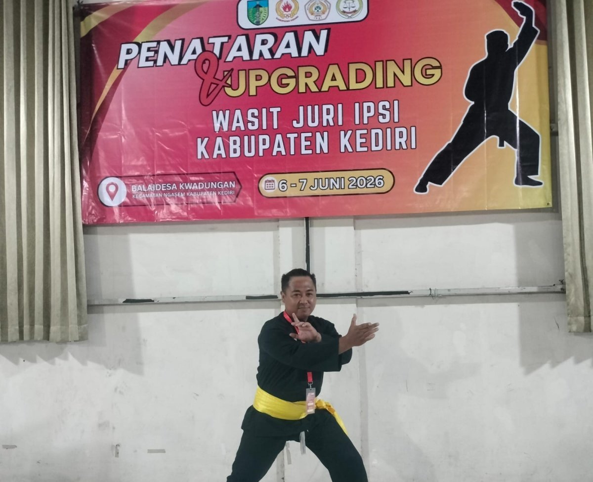 ‎Dedikasi tinggi di SH TERATE,ketua kepelatihan ranting semen ikuti wasjur IPSI Kab.Kediri
