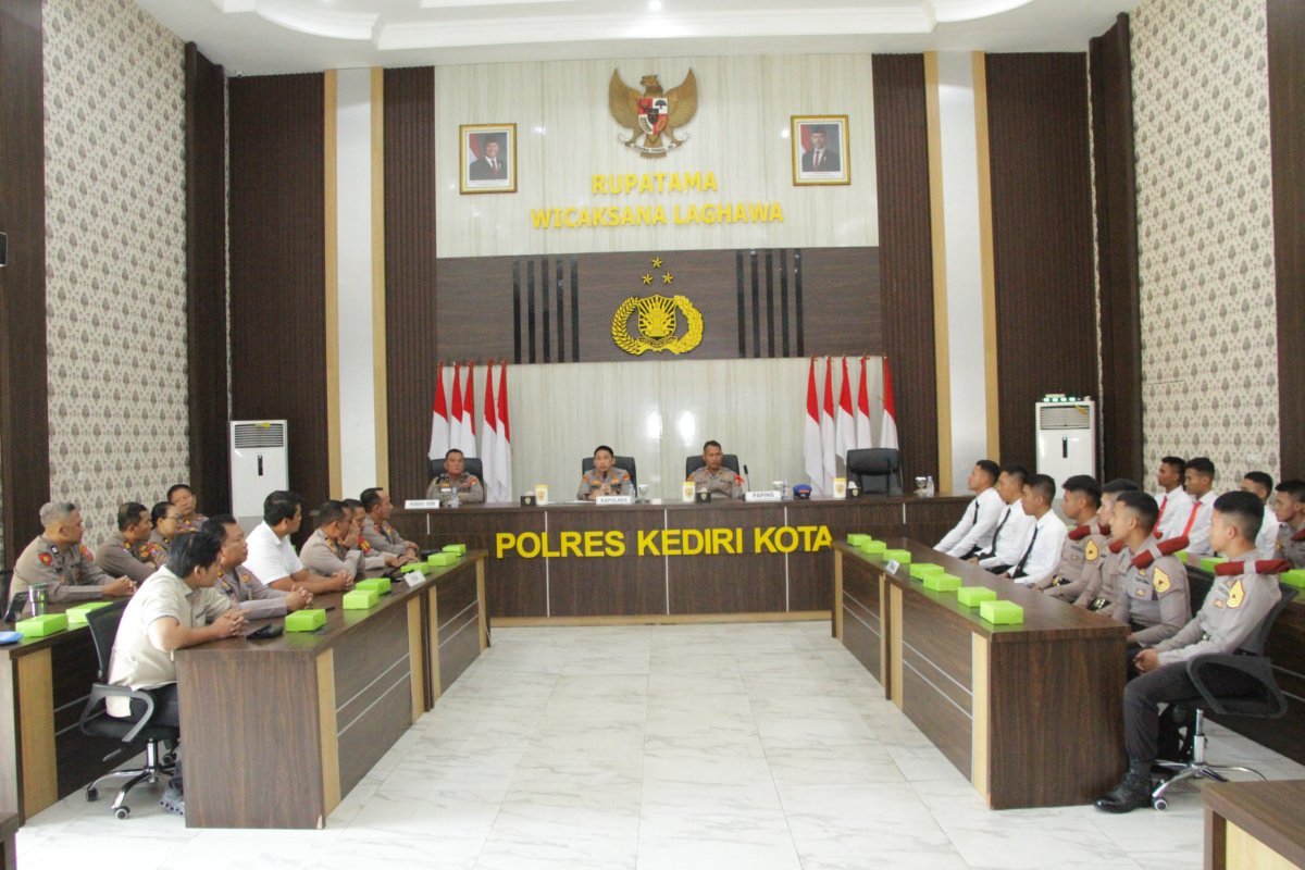 Taruna Akpol Angkatan 58 Diterima di Polres Kediri Kota, Siap Asah Kompetensi Kepolisian