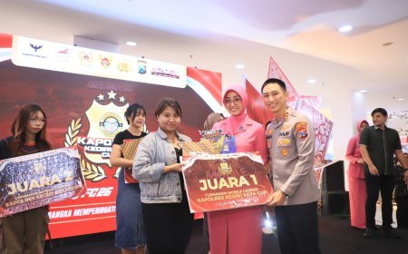 Kapolres Kediri Kota Tutup Pameran dan Bazar UMKM serta Turnamen E-Sport Piala Kapolres dalam Rangka HKGB ke-74 dan Hari Bhayangkara ke-80