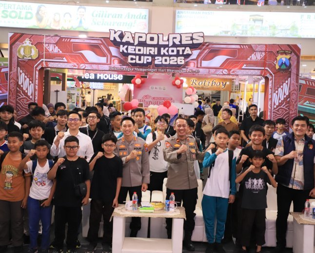 Kapolres Kediri Kota Buka Turnamen E-Sport, Wujudkan Ruang Kreatif bagi Generasi Digital
