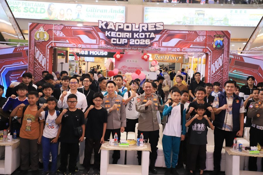 Kapolres Kediri Kota Buka Turnamen E-Sport, Wujudkan Ruang Kreatif bagi Generasi Digital