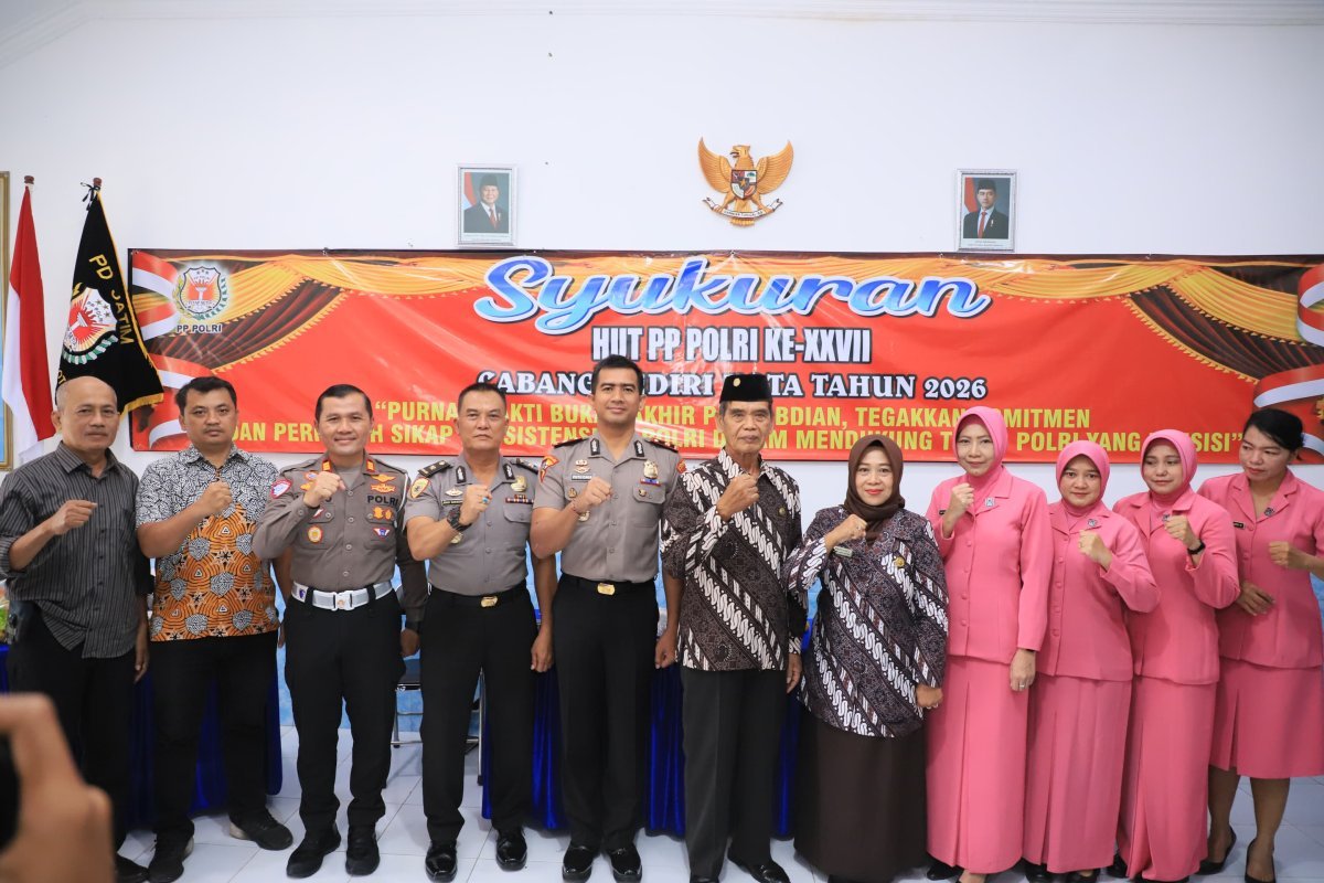 Purnawirawan Tetap Mengabdi, HUT ke-27 PP Polri Kediri Kota Perkuat Sinergi Jaga Kamtibmas