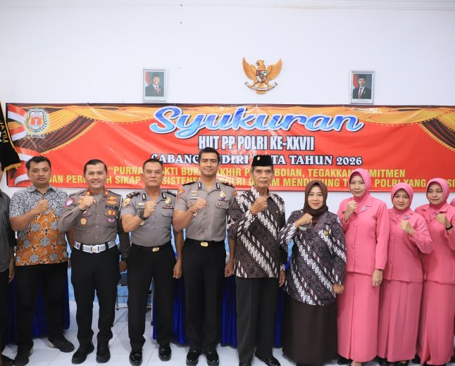 Purnawirawan Tetap Mengabdi, HUT ke-27 PP Polri Kediri Kota Perkuat Sinergi Jaga Kamtibmas