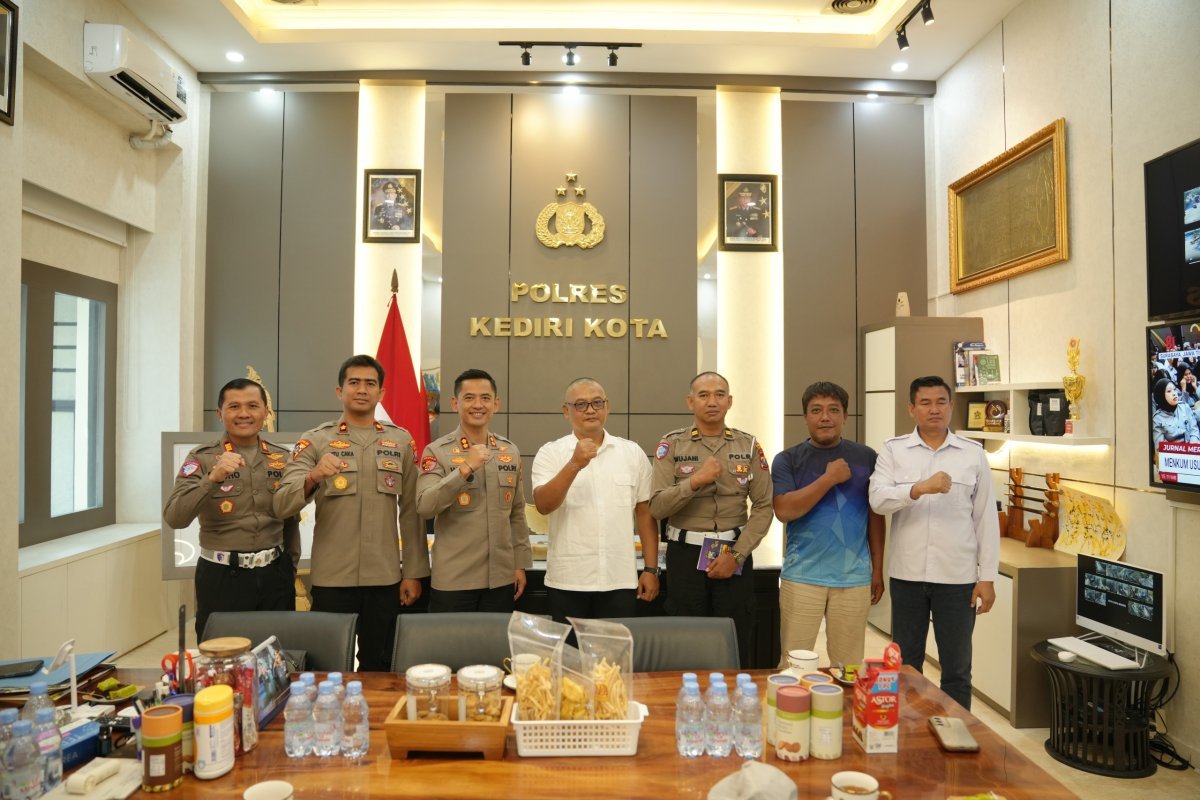 Kapolres Kediri Kota Dukung Kebangkitan Voli, PBVSI Siapkan Kompetisi untuk Jaring Bibit Atlet Muda