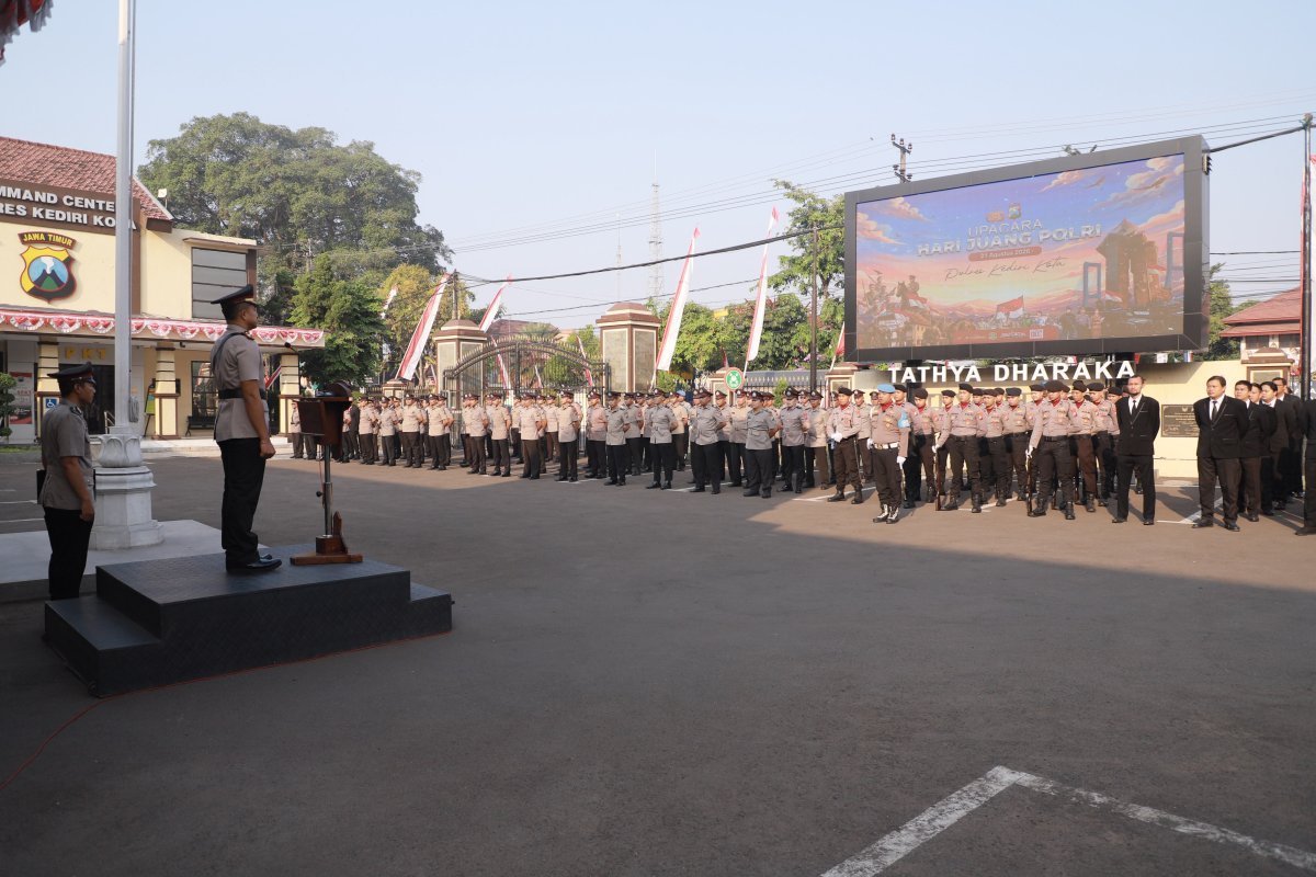 Hari Juang Polri, Polres Kediri Kota Teguhkan Semangat Pengabdian untuk Masyarakat