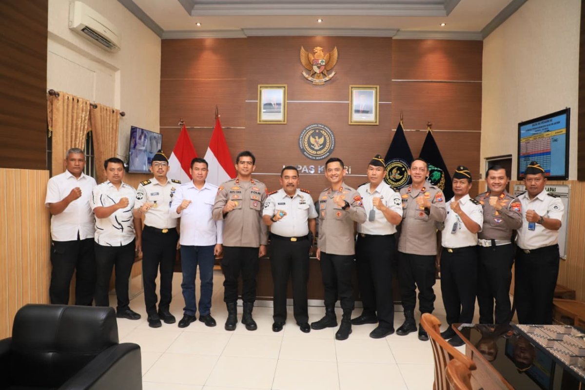 Kapolres Kediri Kota Perkuat Sinergi dengan Lapas Kediri, Bahas Keamanan dan Pengawasan Warga Binaan