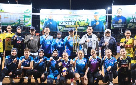 Meriah dan Kondusif, Kapolres Kediri Kota Hadiri Puncak Wali Kota Kediri Cup 2026