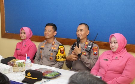 Kunjungan Kerja ke Polsek Tarokan, Kapolres Kediri Kota Ingatkan Pentingnya Deteksi Dini dan Sispam Mako