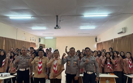 Kenali Teknologi, Bijak Menggunakan AI, Polres Kediri Kota Sosialisasikan Paham AI kepada Pelajar SMAN 1 Kediri