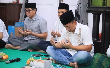 Wujud Syukur dan Kepedulian, Kapolres Kediri Kota Gelar Doa Bersama serta Santunan Anak Yatim