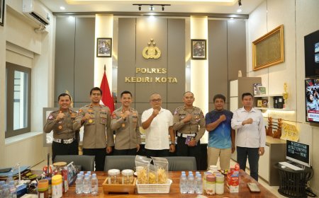 Kapolres Kediri Kota Dukung Kebangkitan Voli, PBVSI Siapkan Kompetisi untuk Jaring Bibit Atlet Muda