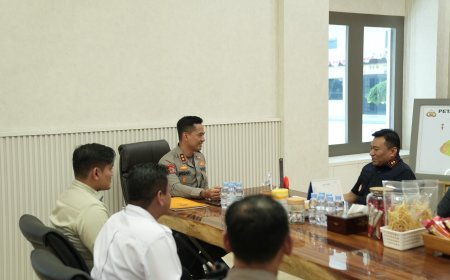 Perkuat Sinergi Pengawasan WNA, Kapolres Kediri Kota Terima Kunjungan Kakanim Kediri
