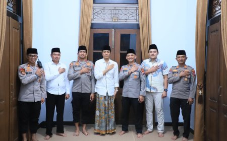 Kapolres Kediri Kota Pererat Sinergi dengan Ulama, Silaturahmi ke Ponpes Al Falah Ploso Perkuat Kondusivitas Kamtibmas