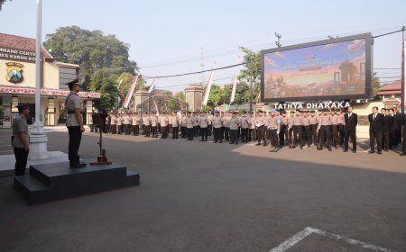 Hari Juang Polri, Polres Kediri Kota Teguhkan Semangat Pengabdian untuk Masyarakat