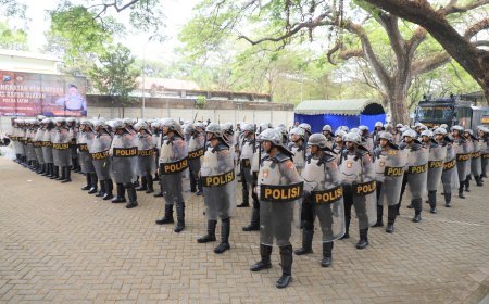 Personel Dalmas Jajaran Polda Jatim Asah Kemampuan di Kediri, Tingkatkan Kesiapsiagaan Hadapi Gangguan Kamtibmas
