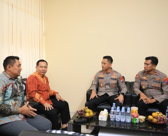 Kapolres Kediri Kota Perkuat Sinergi dengan DPRD Kabupaten Kediri, Bangun Kolaborasi Jaga Kamtibmas