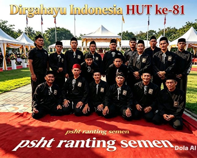 SH Terate ranting semen mengucapkan HUT ke 81 tahun kemerdekaan indonesia