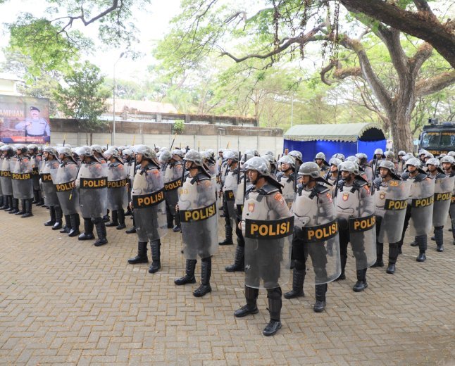Personel Dalmas Jajaran Polda Jatim Asah Kemampuan di Kediri, Tingkatkan Kesiapsiagaan Hadapi Gangguan Kamtibmas