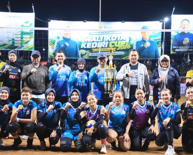 Meriah dan Kondusif, Kapolres Kediri Kota Hadiri Puncak Wali Kota Kediri Cup 2026